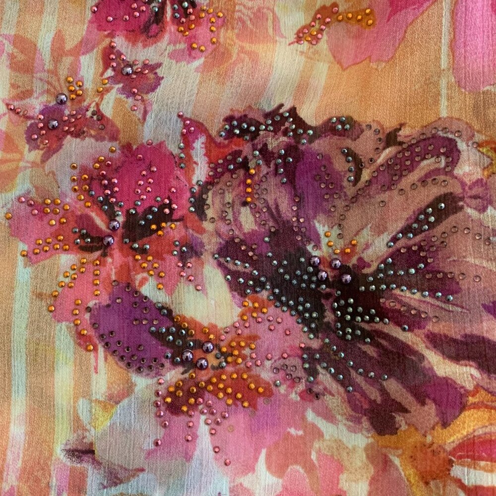Laura Scott Blouse sheer floral blouse - Picture 5 of 9